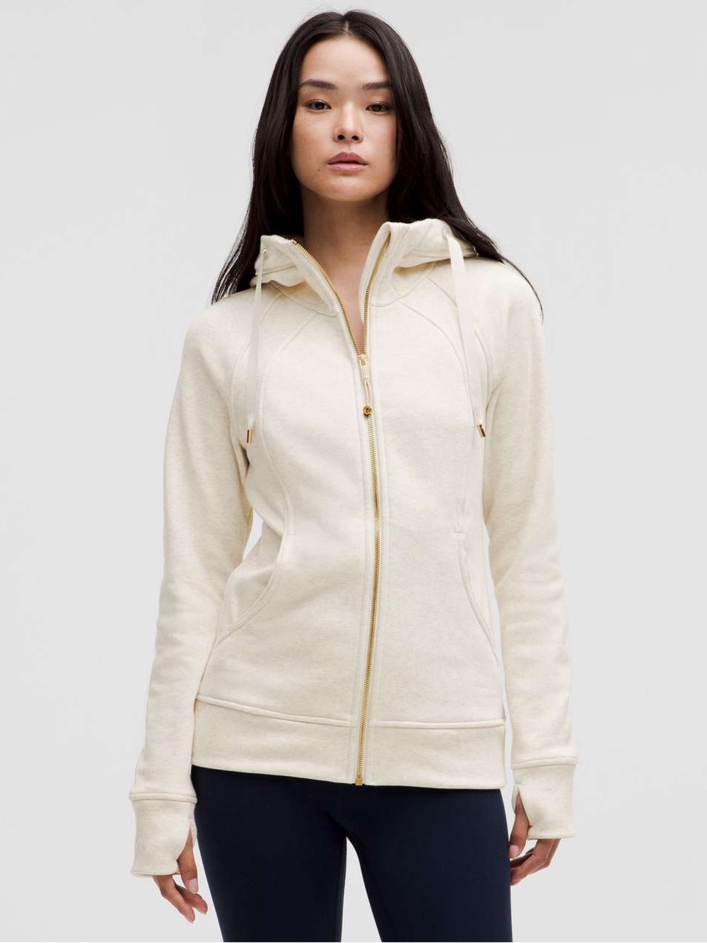 Lululemon Scuba Full-Zip Hoodie *Plush
Heathered Bone / Gold